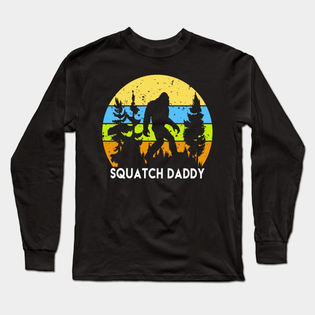 Squatch Daddy Long Sleeve T-Shirt by semsim